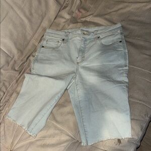 Light Blue Style&Co Bermuda Denim Shorts